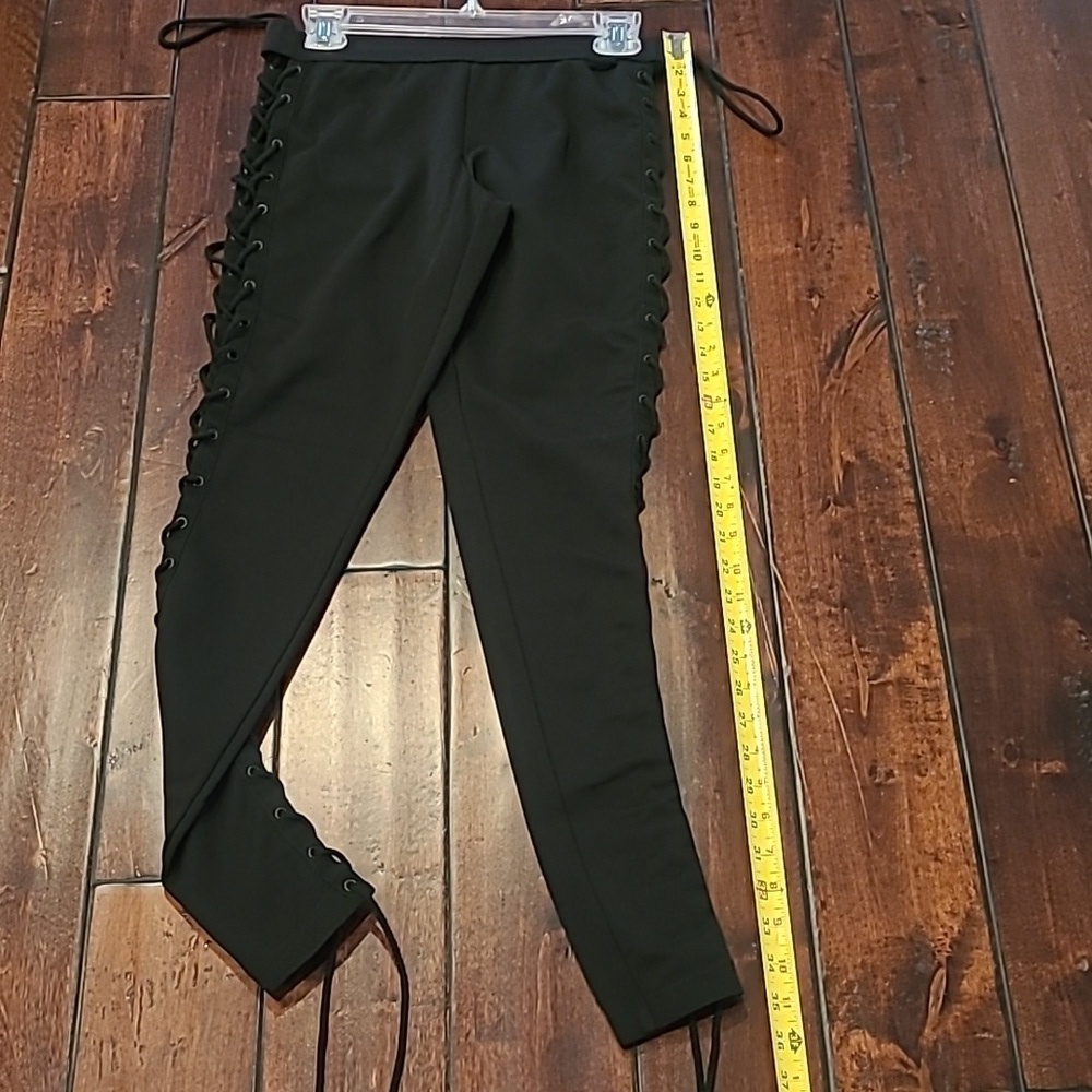 Fenty Puma Black Lace-Up Leggings Size M - Picture 7 of 12